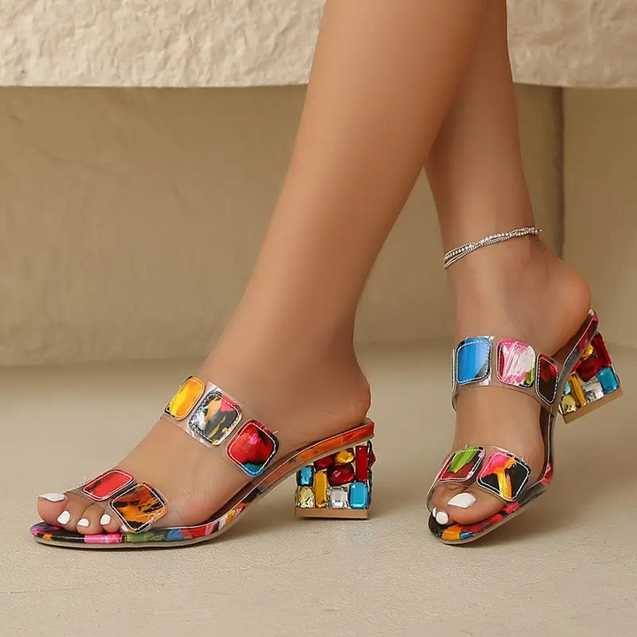 SELENE – DOUBLE STRAP SANDALS