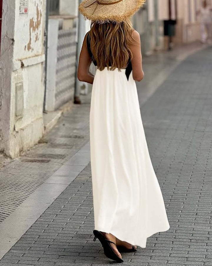 SKYE – CROSS NECK DRESS