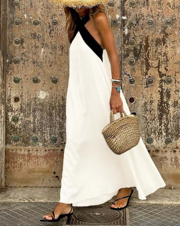 Olive - Cross Neck Dress