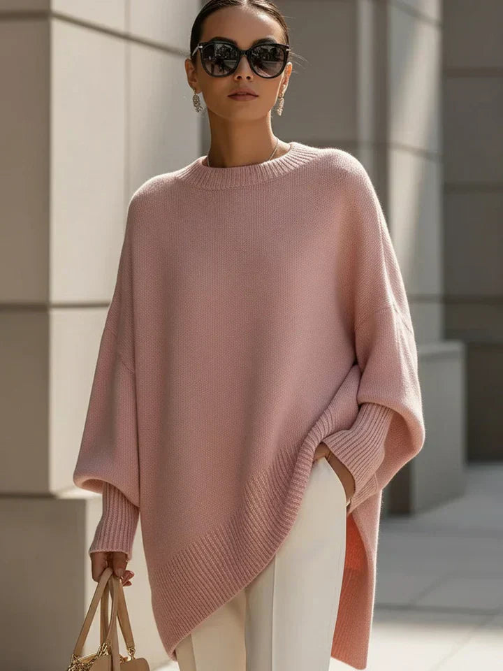 Women’s Elegant Knit Sweater – Soft Minimalist Pullover for Casual & Everyday Wear