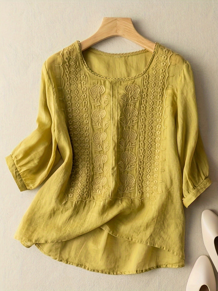 THAVINDRA – WOMEN'S EMBROIDERED BLOUSE