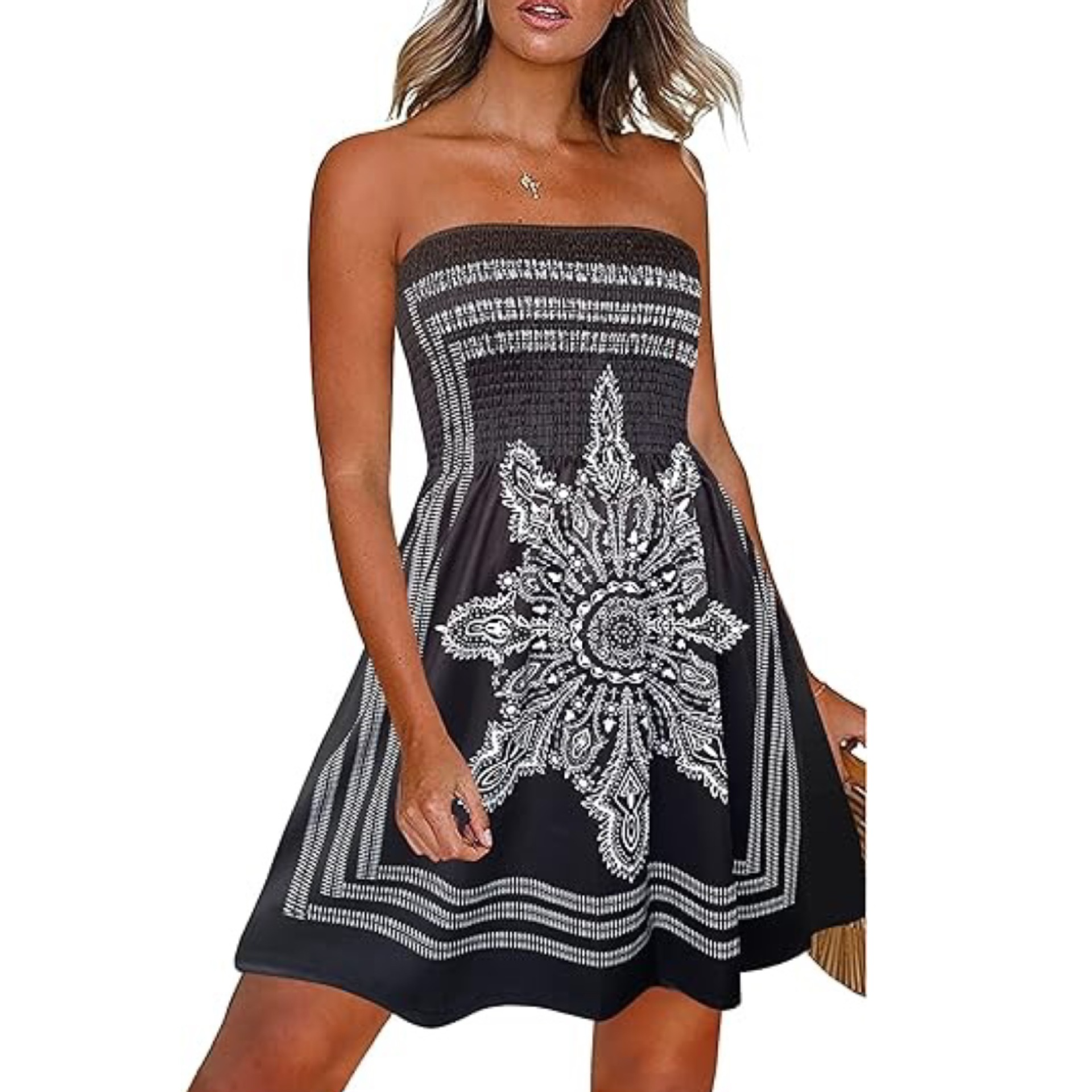 SunMuse™ Backless Floral Summer Dress