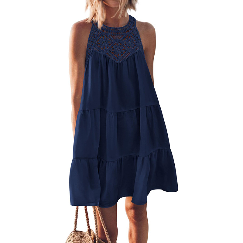 EleganceFlow™ High-Waist Sleeveless Maxi Dress