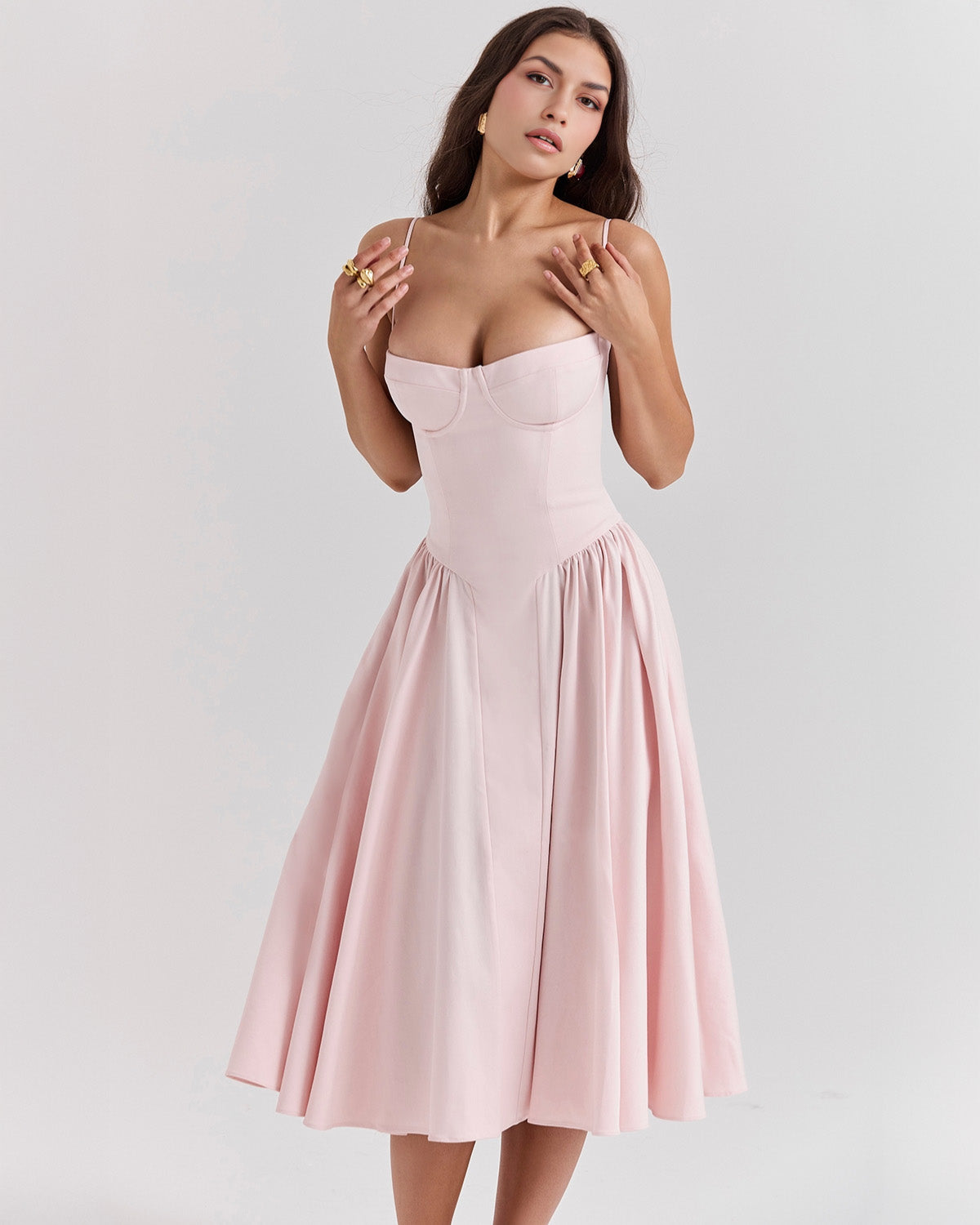 Vestido Midi Francesca Elegante y Versátil