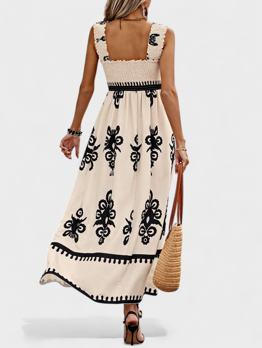 Liora - Maxi Dress with Smocked Bodice