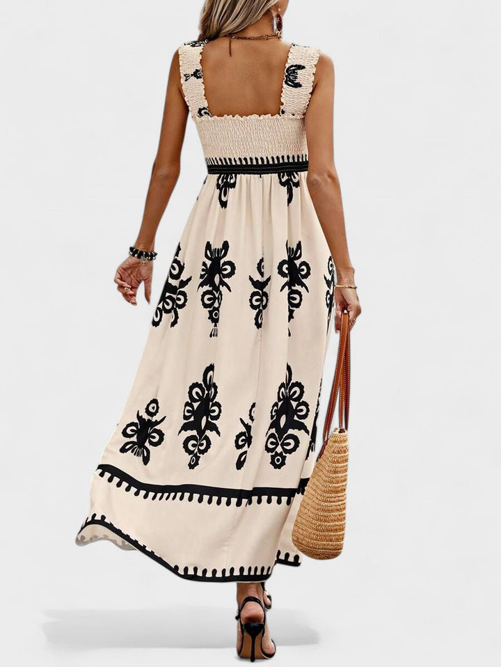 Liora - Maxi Dress with Smocked Bodice