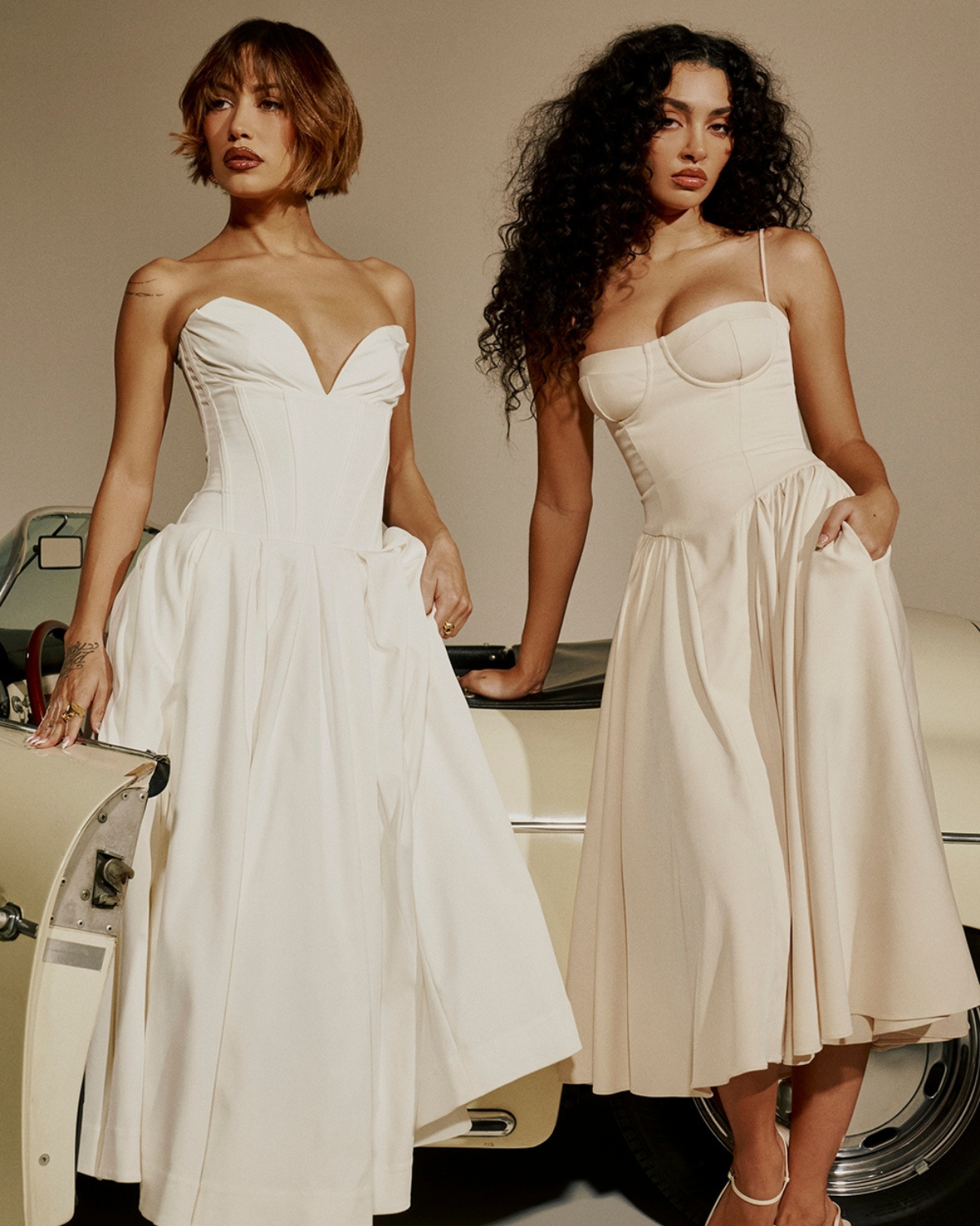 Elegant Amalfi Midi-Kleid für stilvollen Auftritt