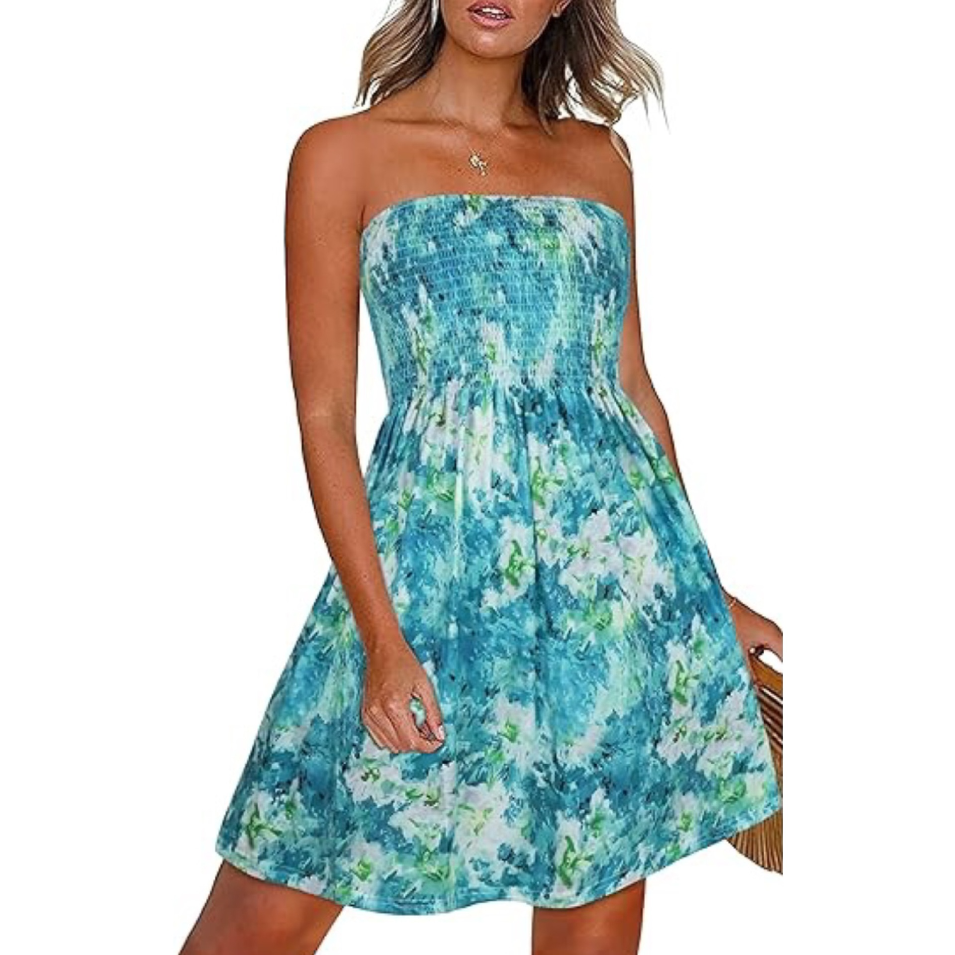 SunMuse™ Backless Floral Summer Dress