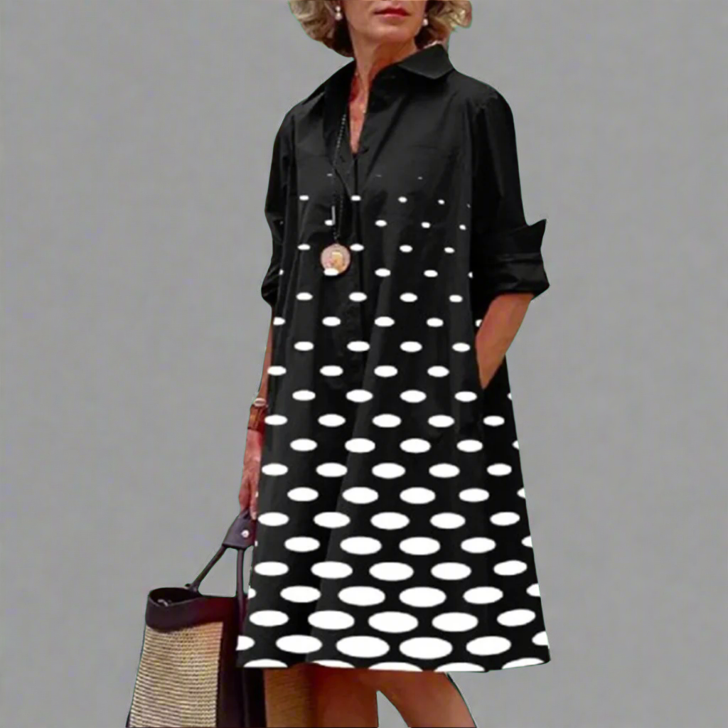 Yvonne - Luxe Midi Dress with Elegant Design
