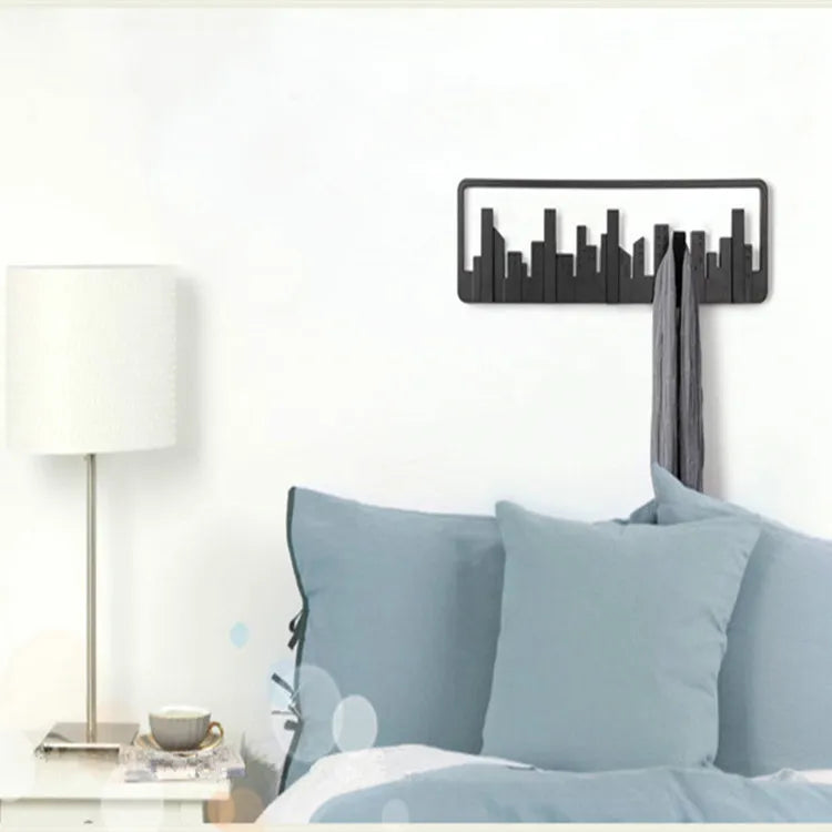 Modern Wall-Mounted Multi Hook Coat Rack