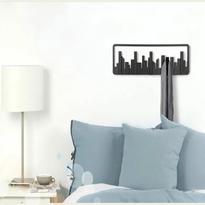 Modern Wall-Mounted Multi Hook Coat Rack