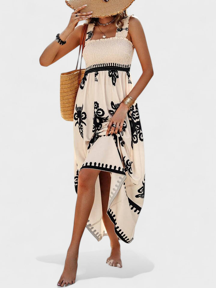Liora - Maxi Dress with Smocked Bodice