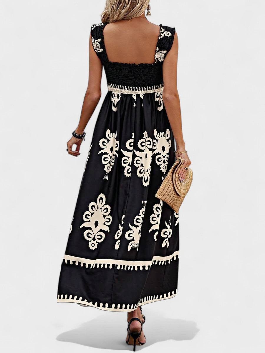Liora - Maxi Dress with Smocked Bodice