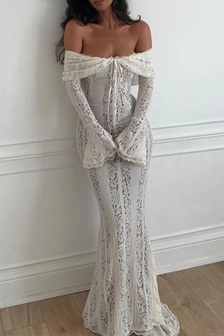 ALIRA – SEXY LACE OFF-SHOULDER DRESS