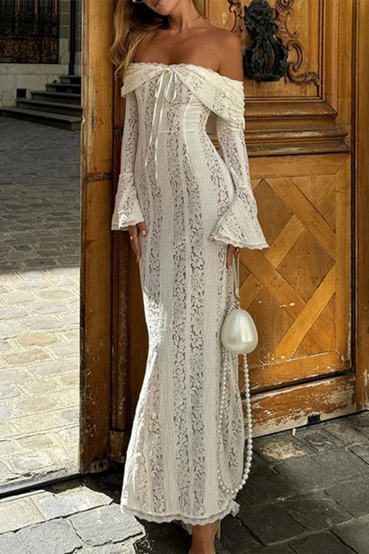 ALIRA – SEXY LACE OFF-SHOULDER DRESS
