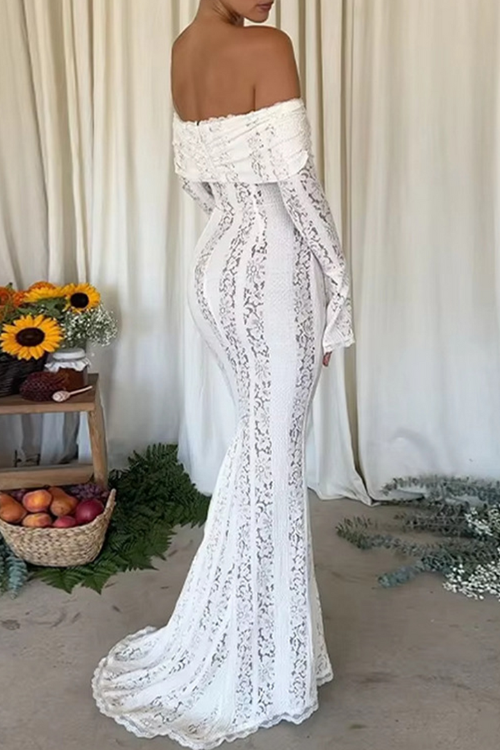 ALIRA – SEXY LACE OFF-SHOULDER DRESS