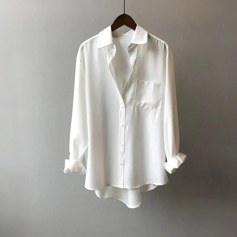 Modern Button-Down Shirt – Lightweight Refined Top for Casual & Smart Everyday Styling