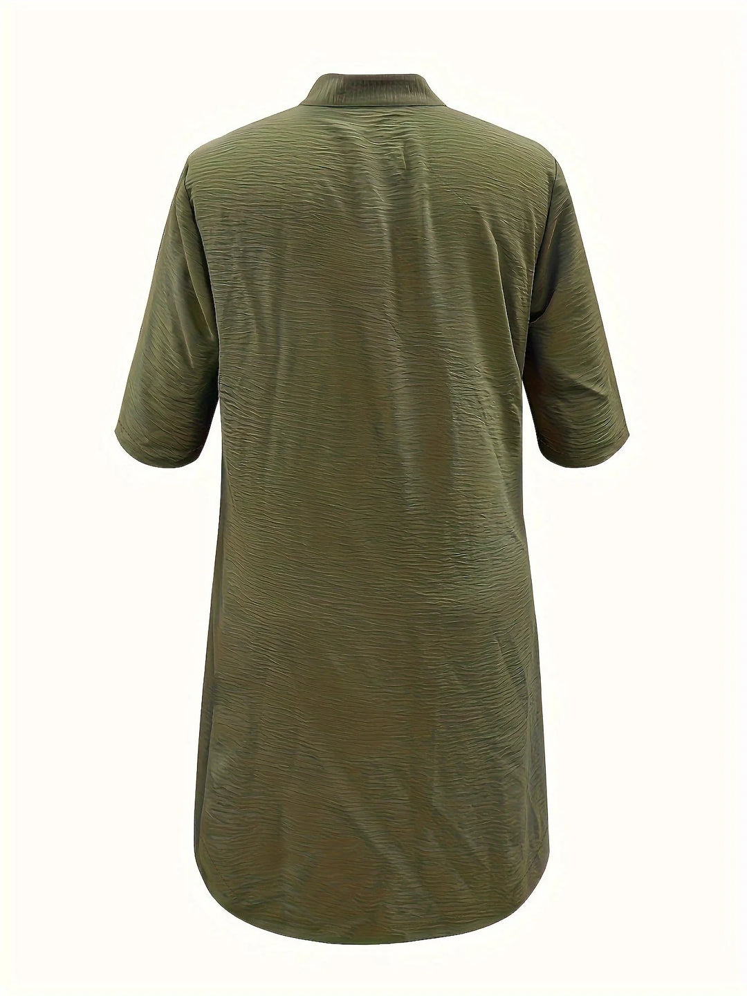Button-Down Shirt Dress – Effortless Midi Dress with Relaxed Fit for Everyday & Smart Casual Wear