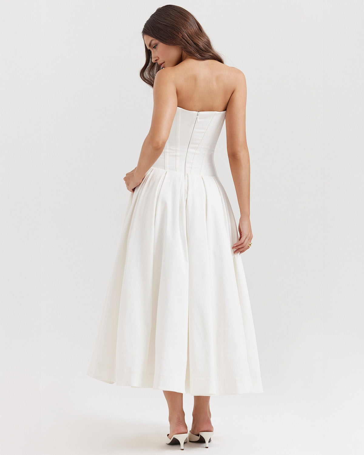 Elegant Amalfi Midi-Kleid für stilvollen Auftritt
