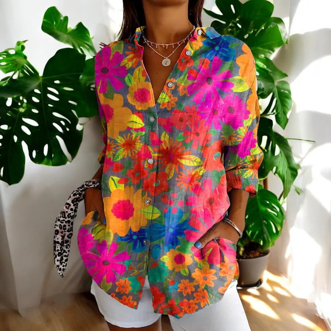 Stylish Button-Down Shirt – Lightweight Everyday Blouse for Casual & Smart Versatile Styling