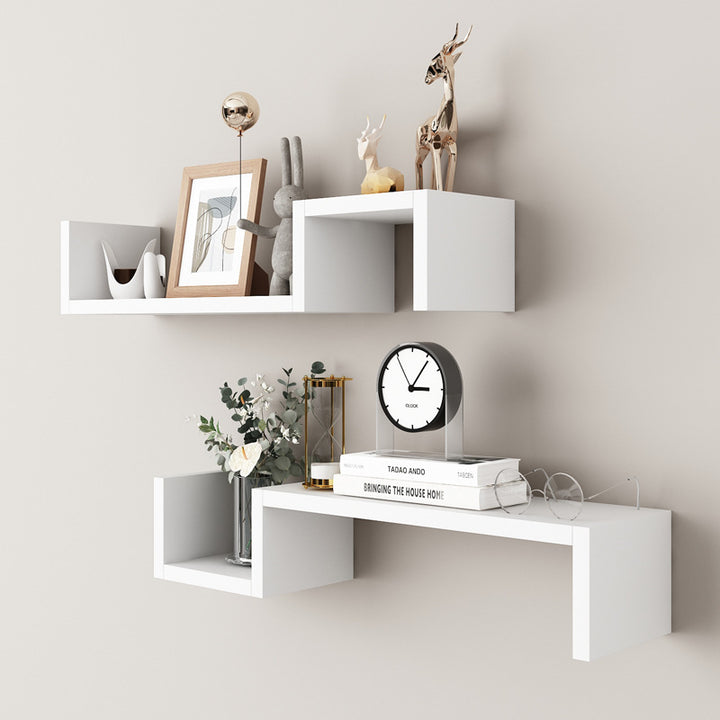 Minimalist Wall Shelves – One or Two Layer Design