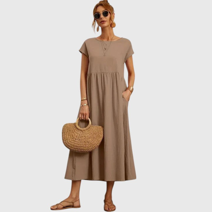 IVY – COMFORTABLE MIDI DRESS FOR EVERYDAY ELEGANCE