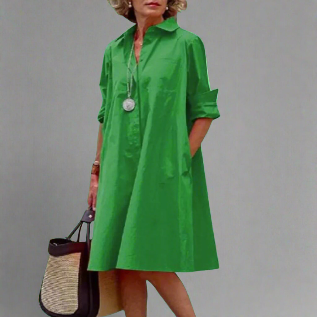 Bernadette - Elegant Midi Dress with Timeless Charm