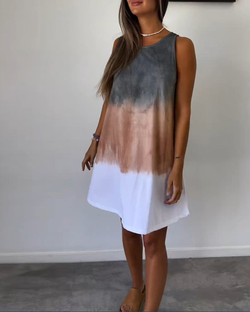 LYRA – CASUAL GRADIENT DRESS