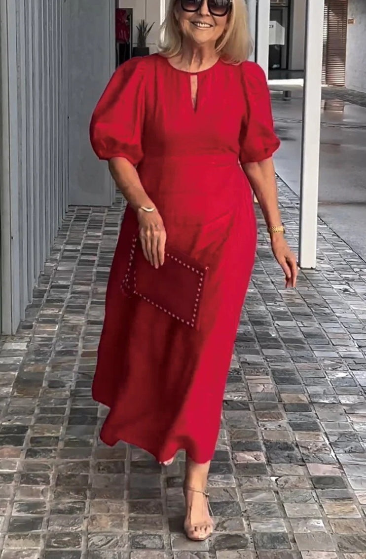 Frankie - Chic Bubble Sleeve Loose Dress