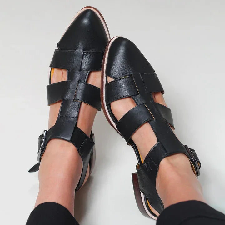 WOVEN FLAT SANDALS