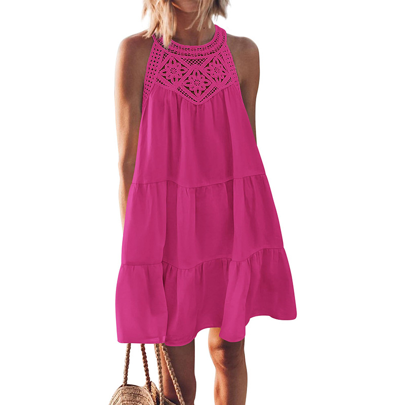 EleganceFlow™ High-Waist Sleeveless Maxi Dress