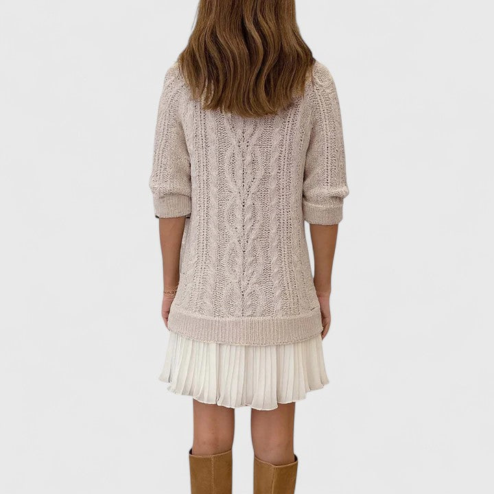 FAERELUNE – ELEGANT SWEATER DRESS