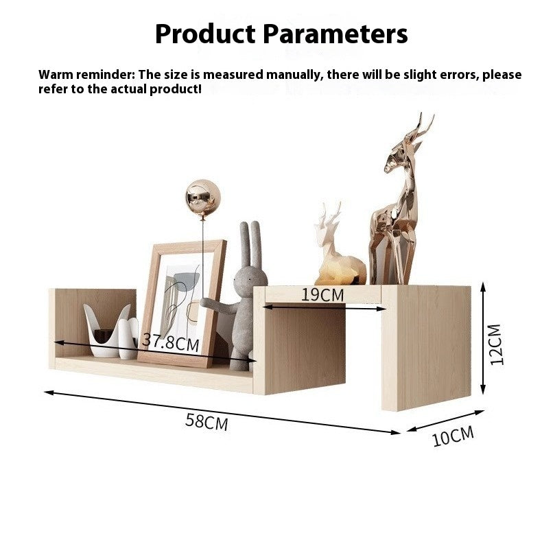 Minimalist Wall Shelves – One or Two Layer Design