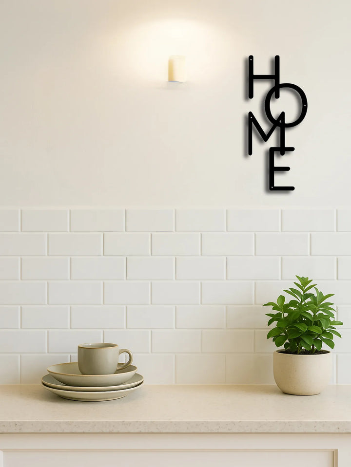 Metal Wall Decor – HOME Letter Wall Sign