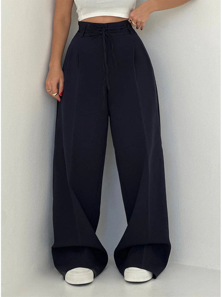 High Waisted Wide Leg Trousers – Elegant Flowing Pants for Work & Modern Everyday Styling