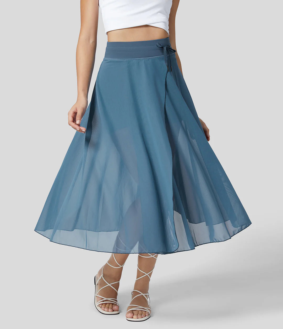 2-in-1 Midi Skirt – Versatile Elegant Skirt for Everyday & Smart Casual Styling