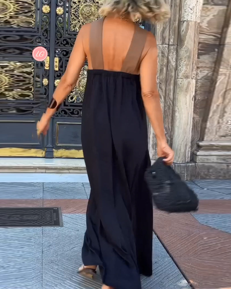 SKYE – CROSS NECK DRESS