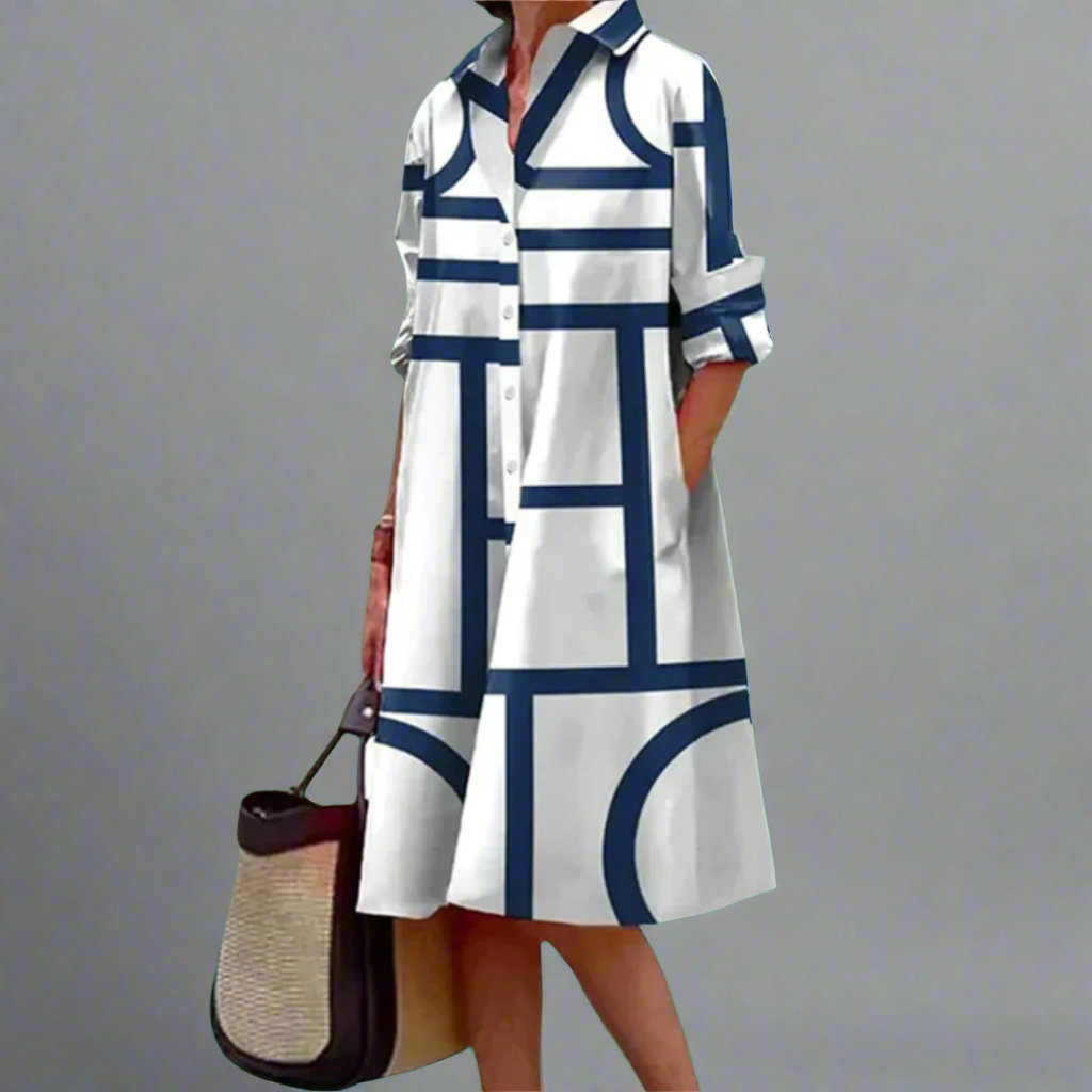 Julia - Elegant Midi Dress for Effortless Style