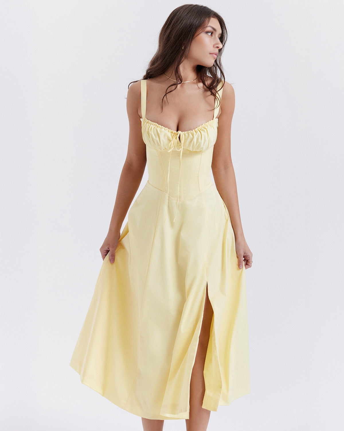 Elegant Aurora Midi Dress - Perfect for Any Occasion