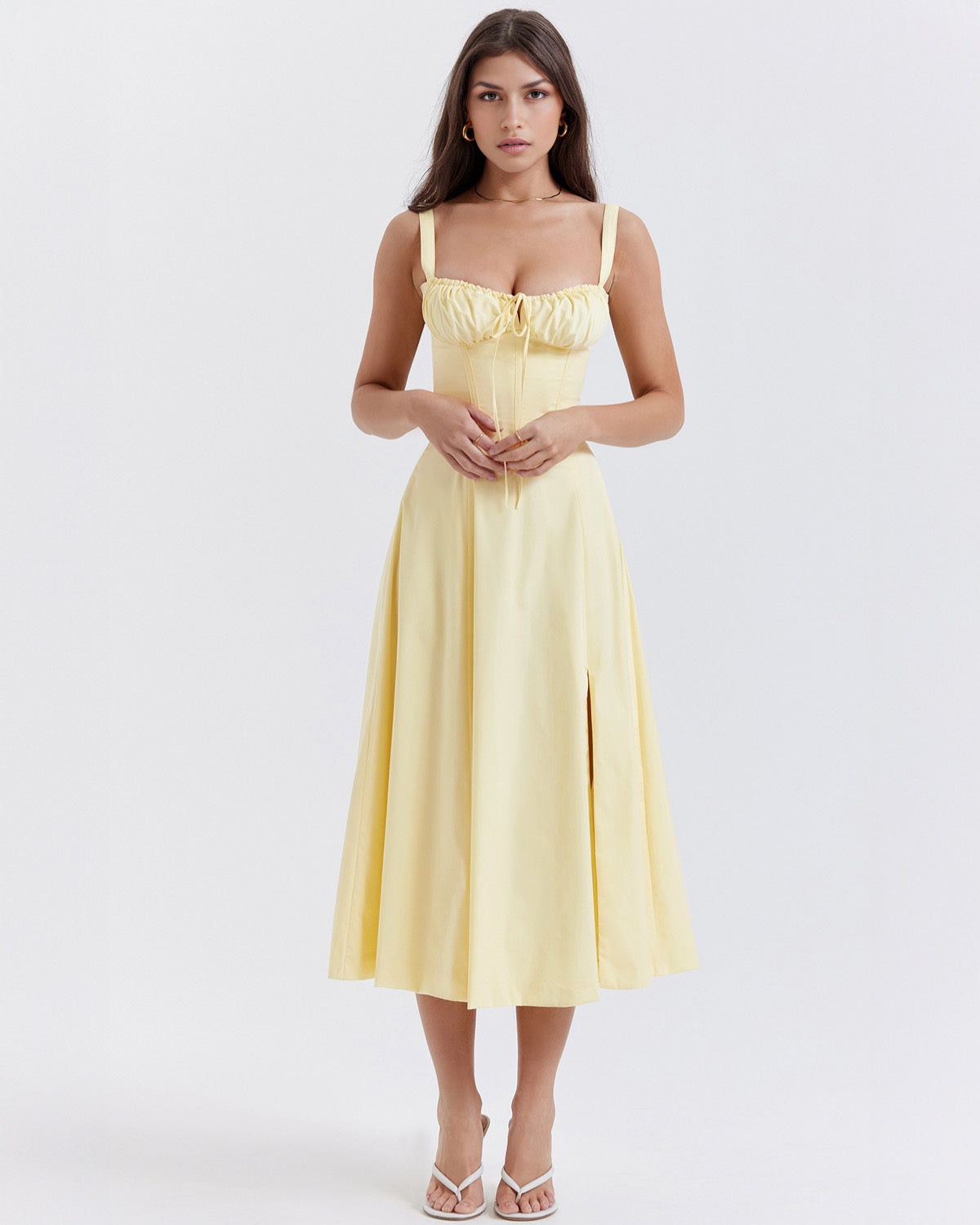 Elegant Aurora Midi Dress - Perfect for Any Occasion