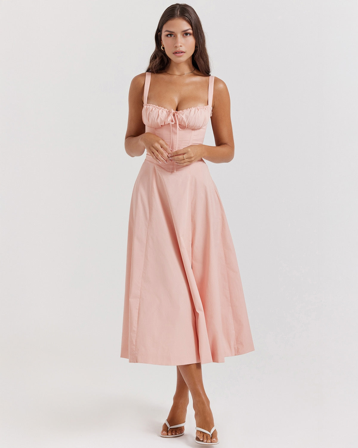 Elegant Aurora Midi Dress - Perfect for Any Occasion