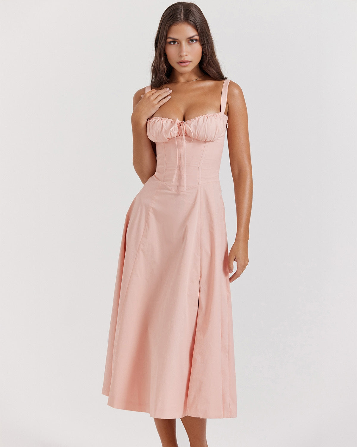 Elegant Aurora Midi Dress - Perfect for Any Occasion