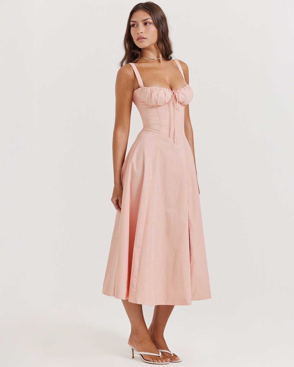 Elegant Aurora Midi Dress - Perfect for Any Occasion