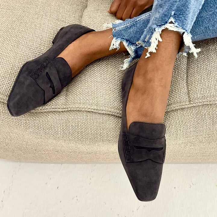 SUEDE LOAFERS