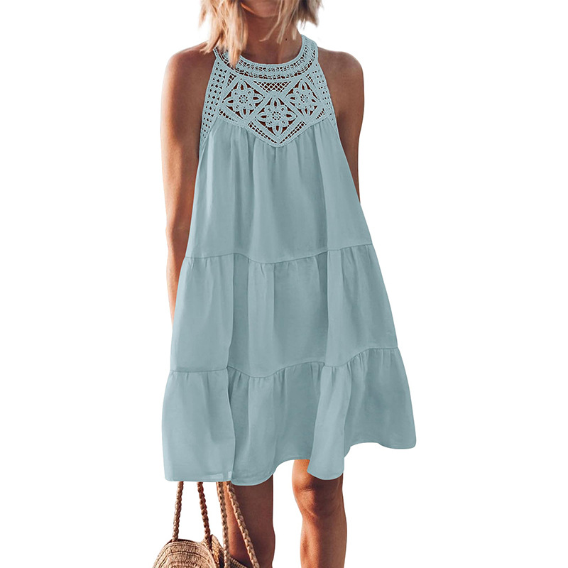 EleganceFlow™ High-Waist Sleeveless Maxi Dress