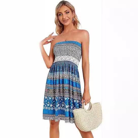 SunMuse™ Backless Floral Summer Dress