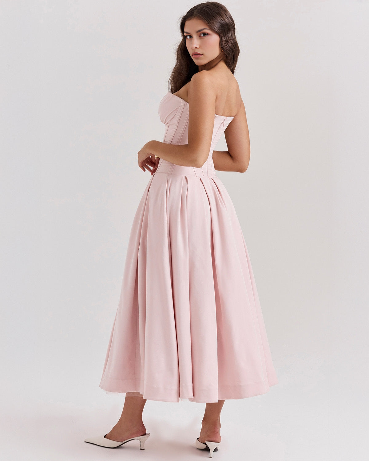 Elegant Amalfi Midi-Kleid für stilvollen Auftritt