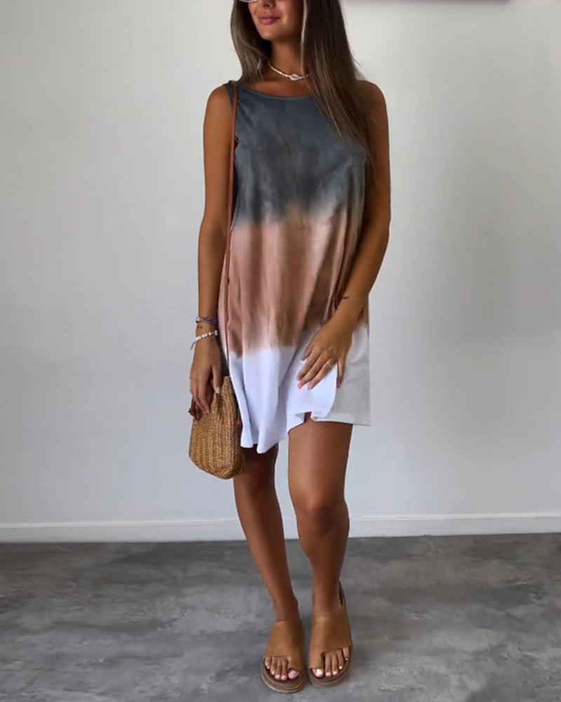 LYRA – CASUAL GRADIENT DRESS