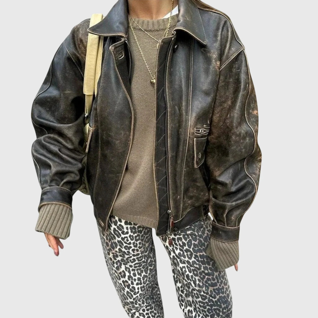 Vintage Leopard Print Jeans – Statement Denim Pants for Casual & Modern Everyday Styling