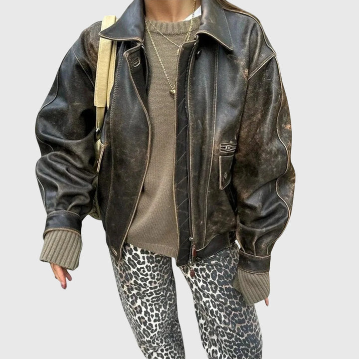 Vintage Leopard Print Jeans – Statement Denim Pants for Casual & Modern Everyday Styling